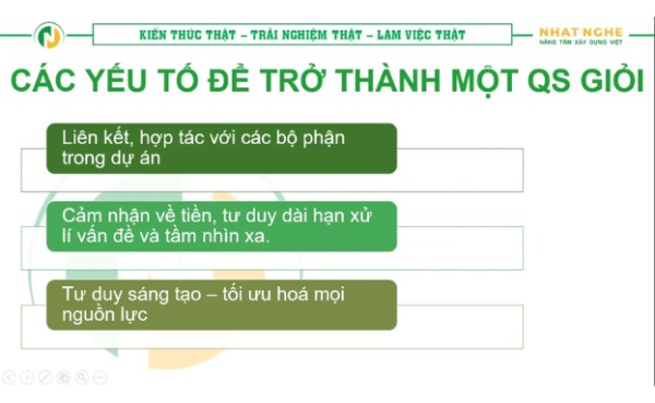 Phần 1: Xây dựng mục tiêu và định hướng nghề QS